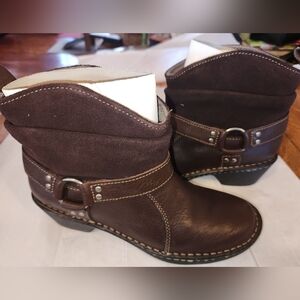 Eastland Giddy Up Western Boots Brown 8M New